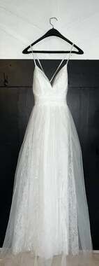 Windsor Kimora Lace Tulle A-Line Formal Gown